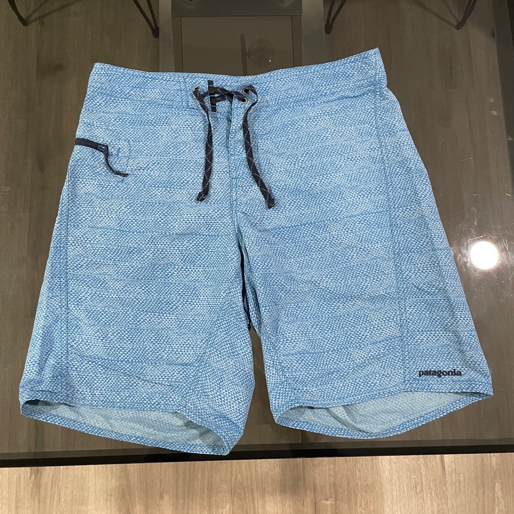 Patagonia Men's Blue Swim Shorts - Size 32